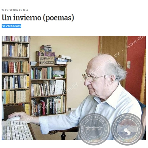 UN INVIERNO (POEMAS) - Por DELFINA ACOSTA - Domingo, 07 de Febrero de 2010